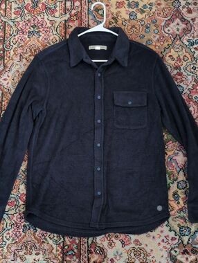 Outerknown Dark Navy Snap Button Shirt